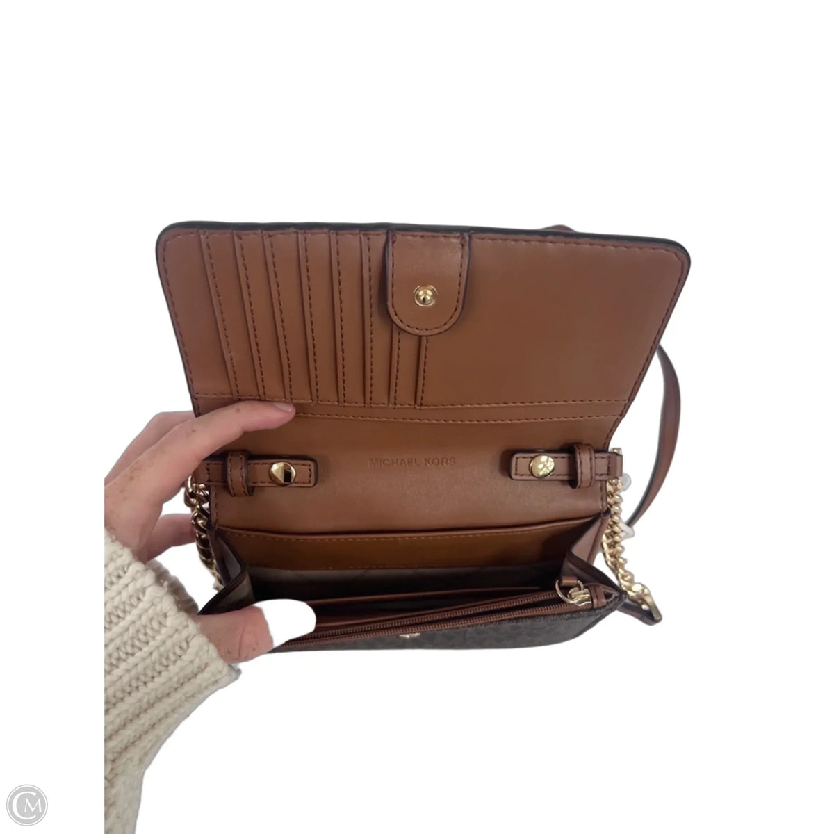 Crossbody Designer By Michael Kors, Size: Small