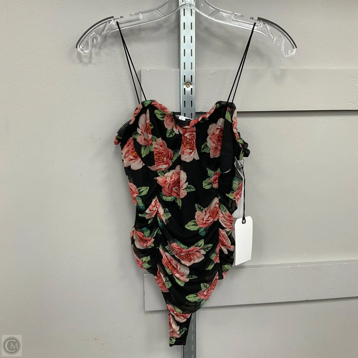 Bodysuit By Leith In Floral Print, Size: M