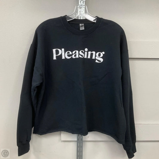 Sweatshirt Crewneck By Gildan In Black, Size: L