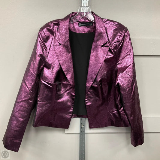 Blazer By New York And Co In Purple, Size: 12