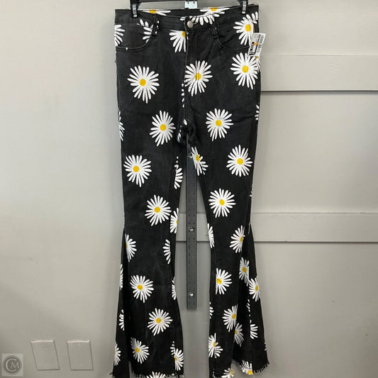 Jeans Flared By Altard State In Floral Print, Size: M