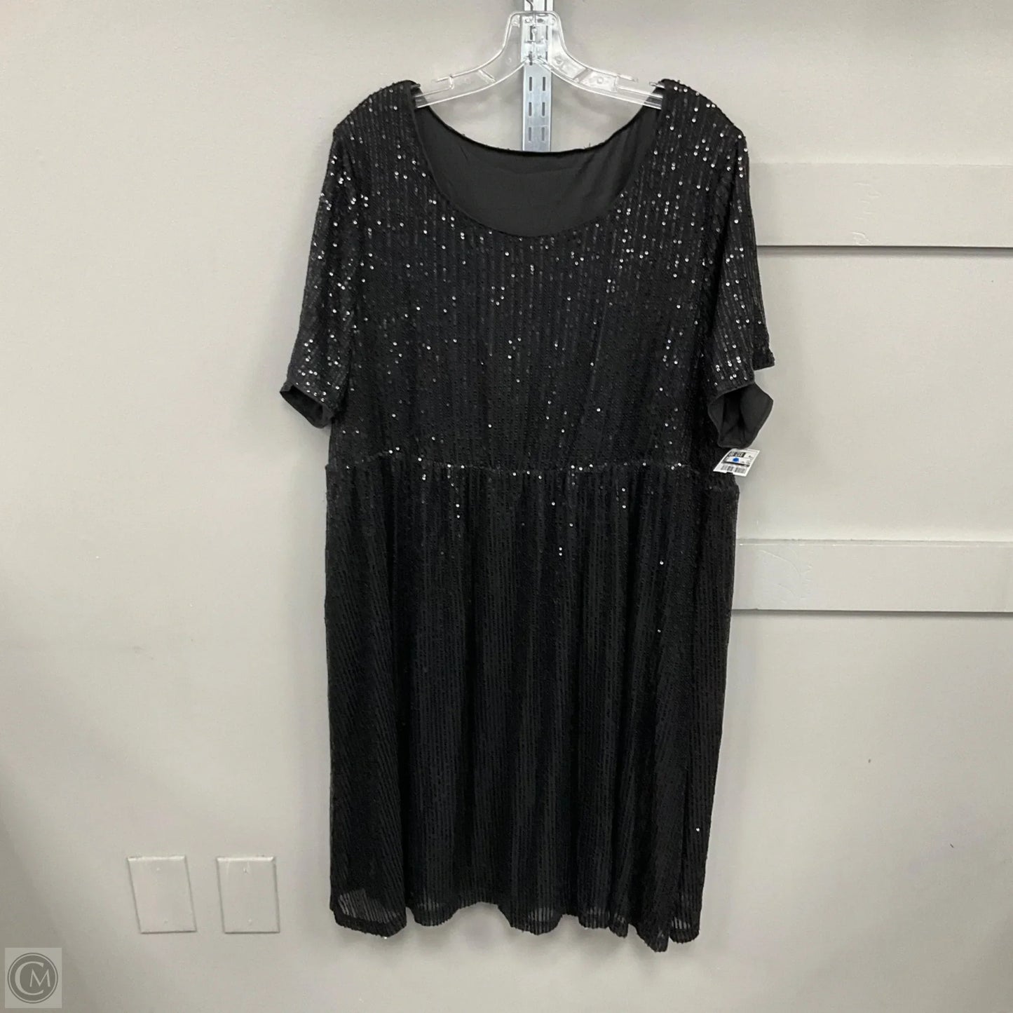 Dress Party Midi By Cmf In Black, Size: 4x