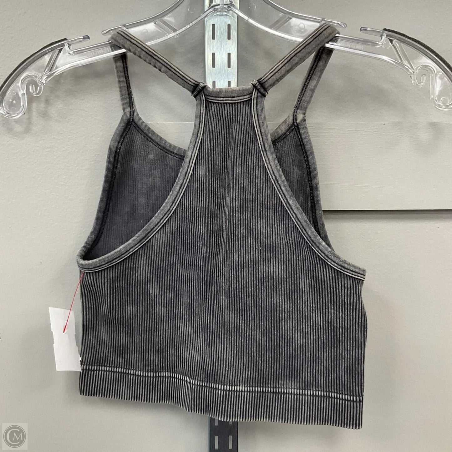 Athletic Bra By Zenana In Grey, Size: S