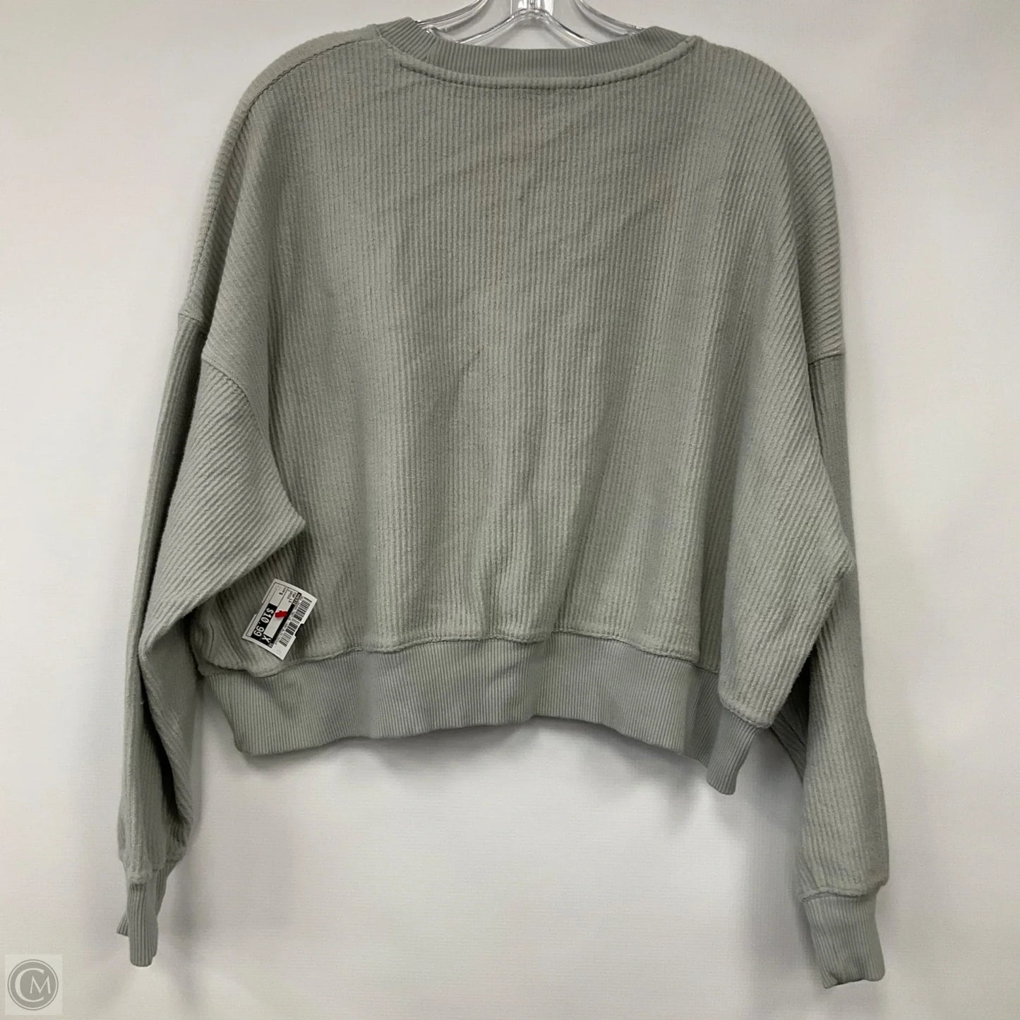 Top Long Sleeve By Aerie In Green, Size: S