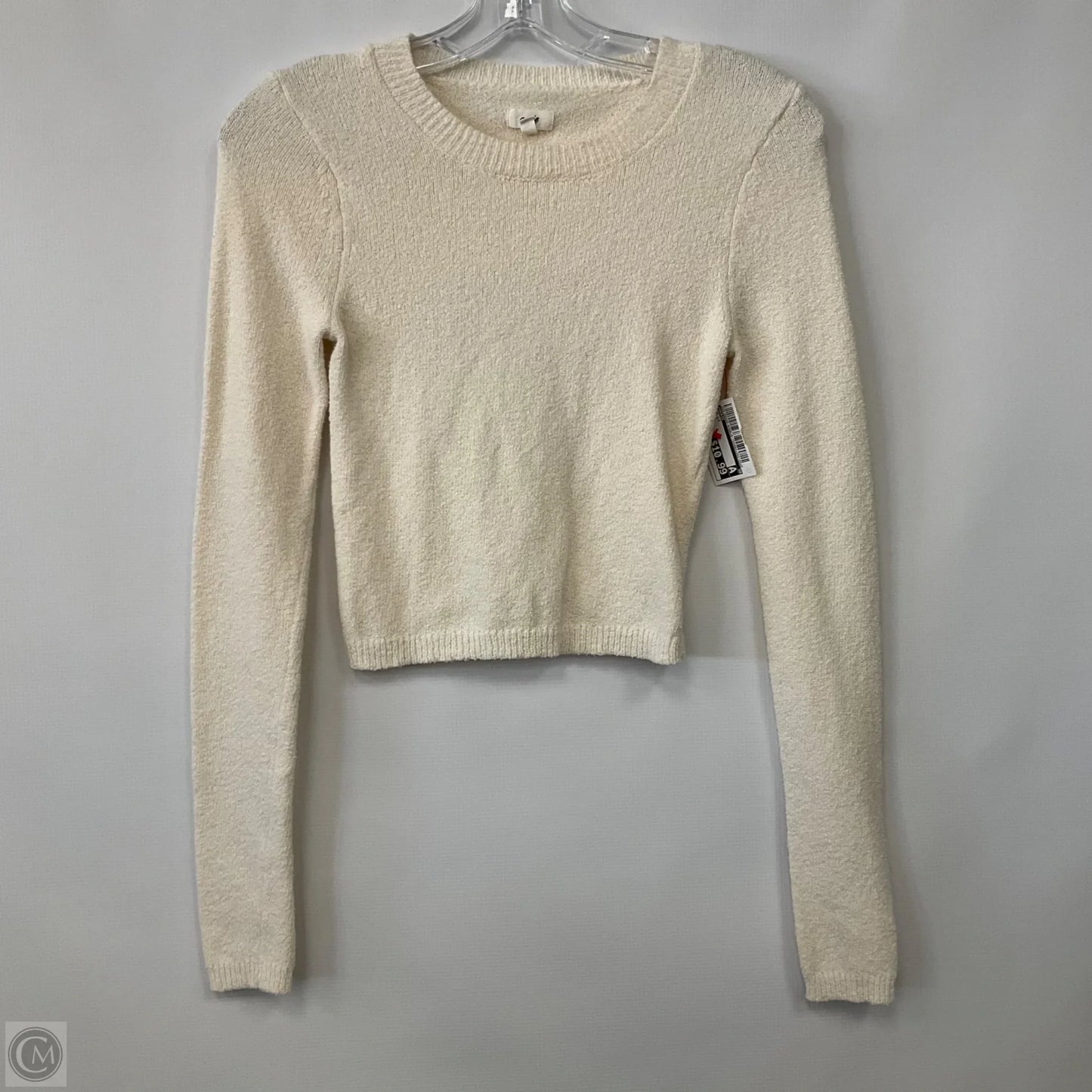 Top Long Sleeve By Aerie In Cream, Size: S