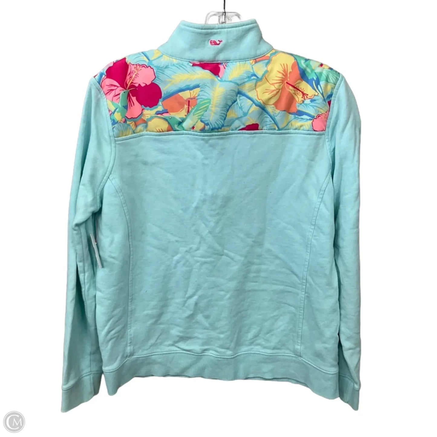 Sweatshirt Collar By Vineyard Vines In Blue, Size: M