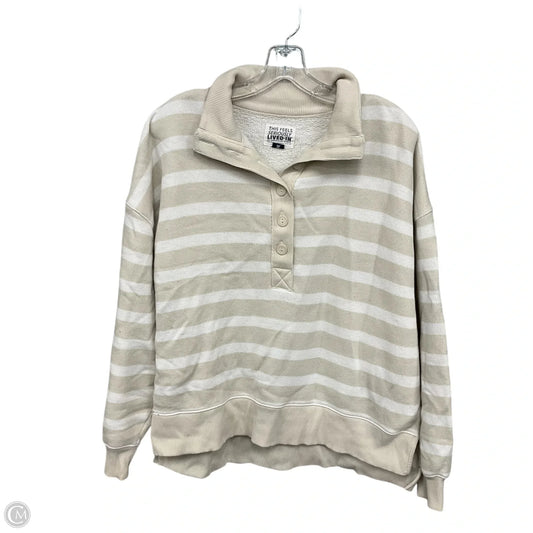 Top Long Sleeve By American Eagle In Striped Pattern, Size: Xs