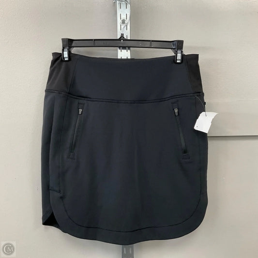 Athletic Skort By Athleta In Black, Size: S