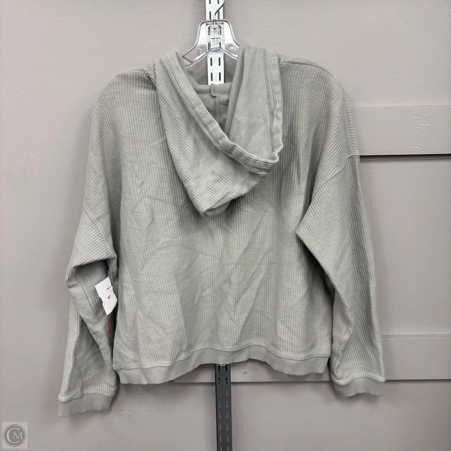 Sweatshirt Collar By Aerie In Grey, Size: L