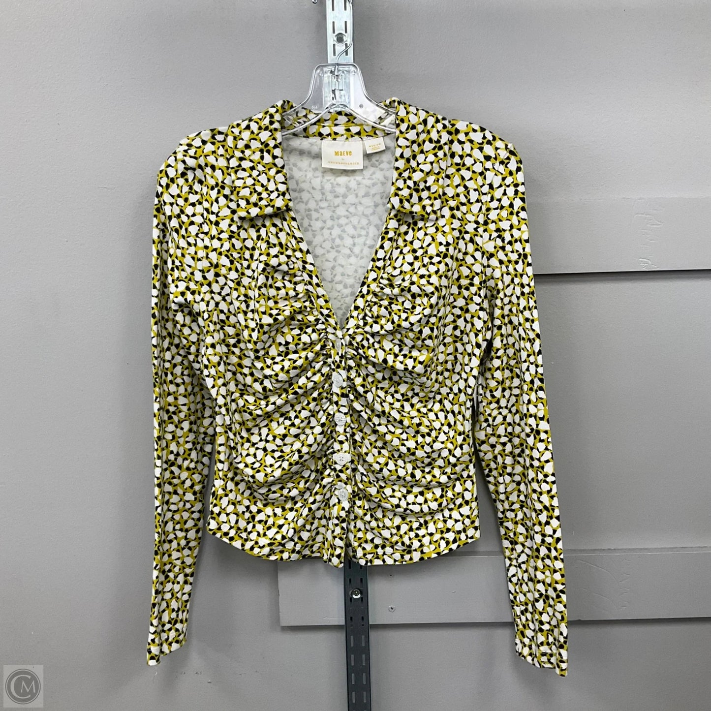 Top Long Sleeve By Maeve In Multi-colored, Size: M