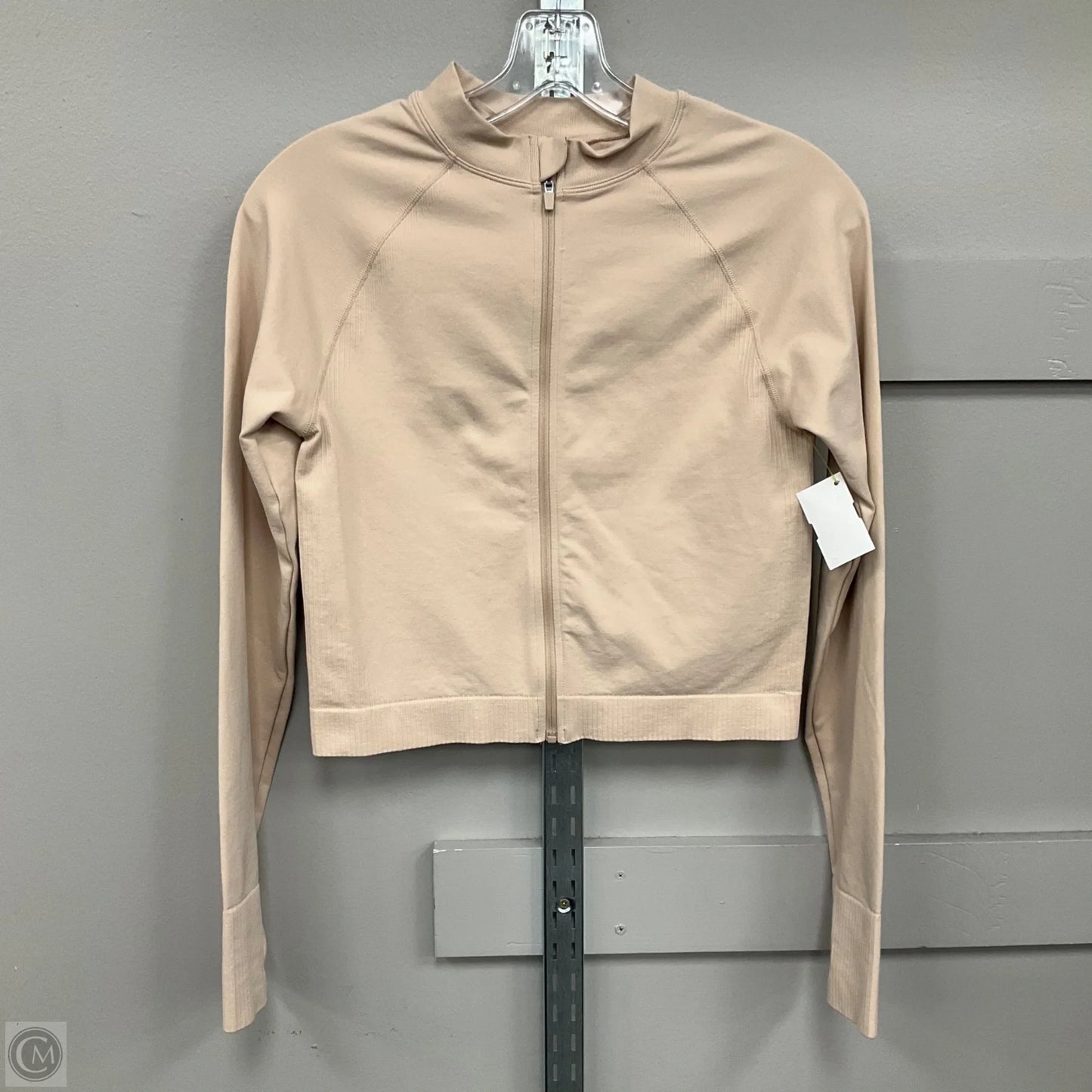 Athletic Jacket By Joy Lab In Beige, Size: M