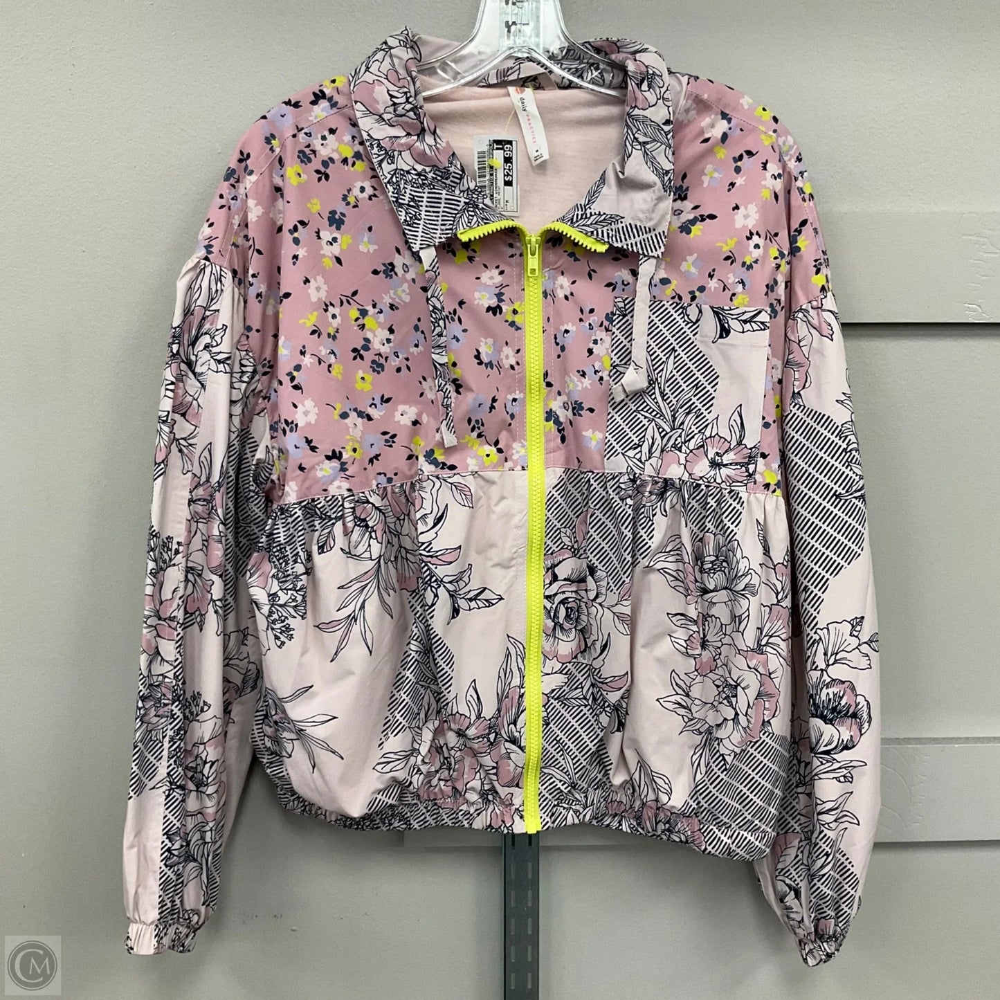 Jacket Windbreaker By Daily Practice By Anthropologie In Floral Print, Size: M