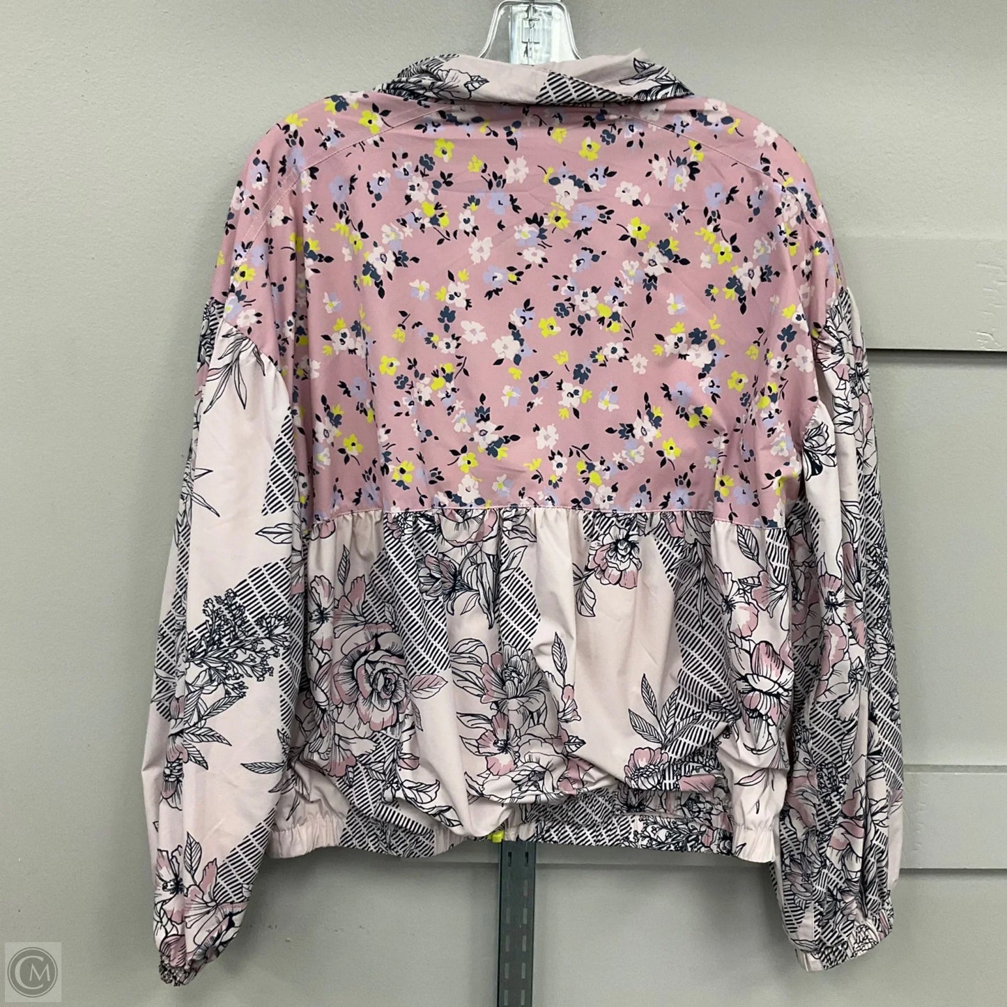 Jacket Windbreaker By Daily Practice By Anthropologie In Floral Print, Size: M