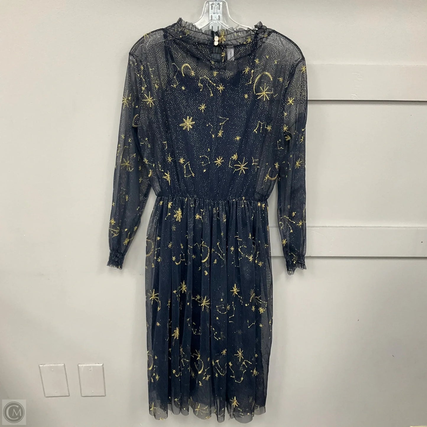 Dress Party Midi By Clothes Mentor In Navy, Size: M