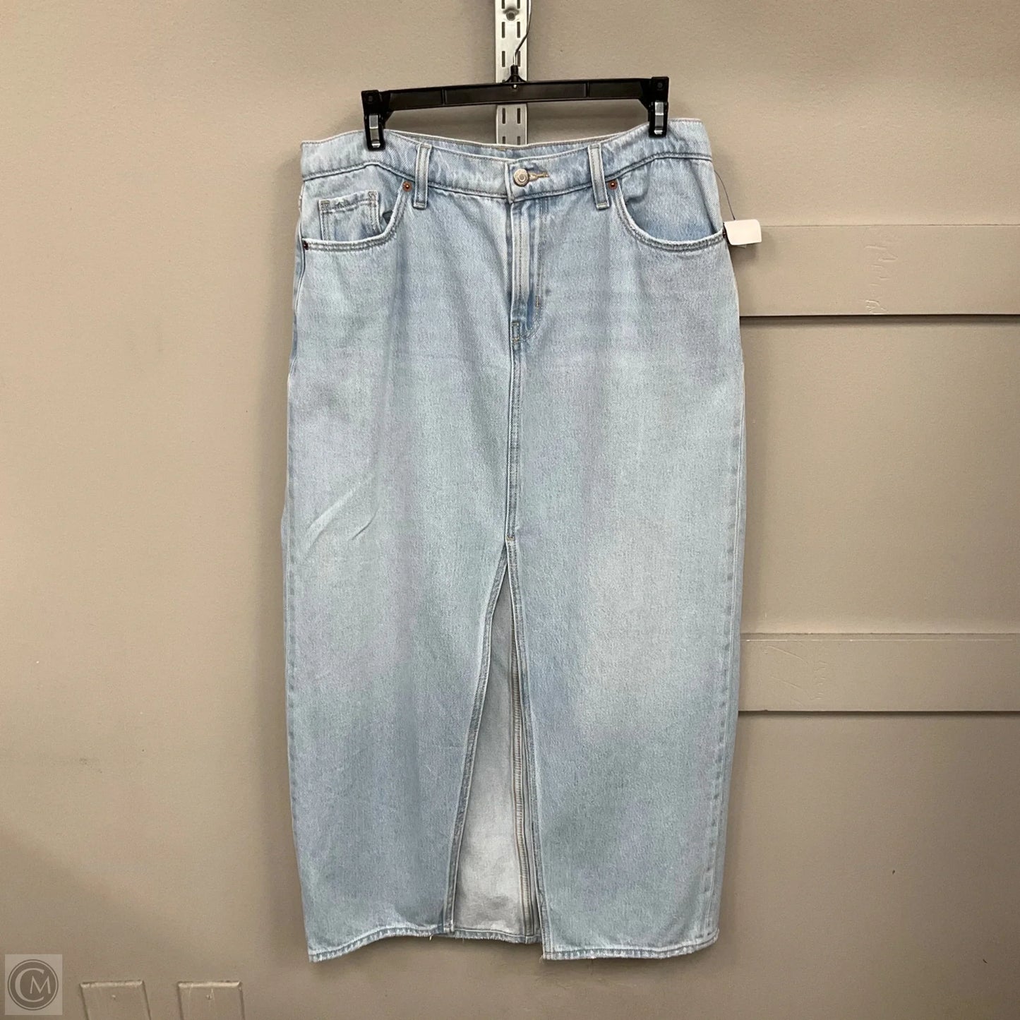 Skirt Maxi By Old Navy In Blue Denim, Size: 8