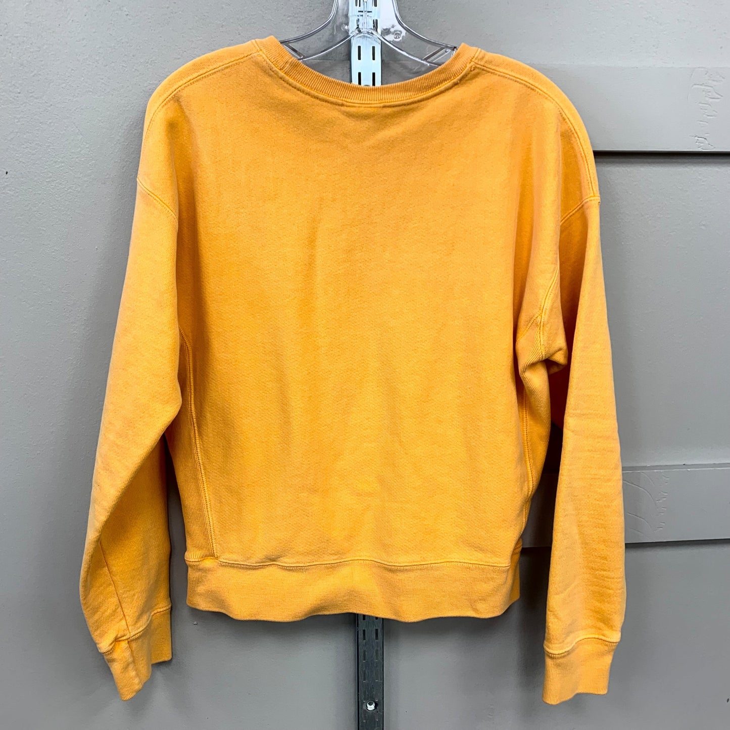 Sweatshirt Crewneck By Champion In Yellow, Size: L