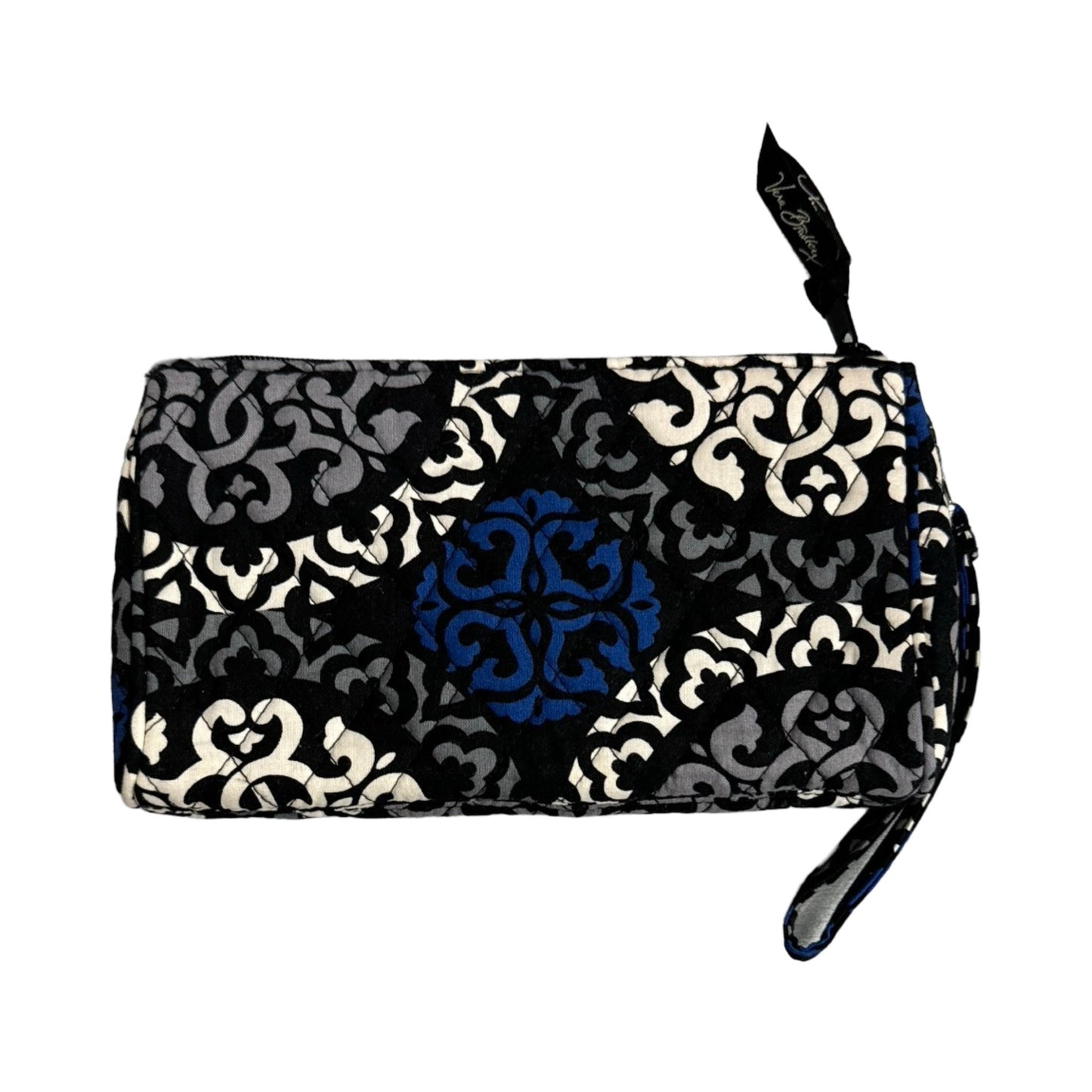 Wristlet By Vera Bradley in Black & Blue Size: Small