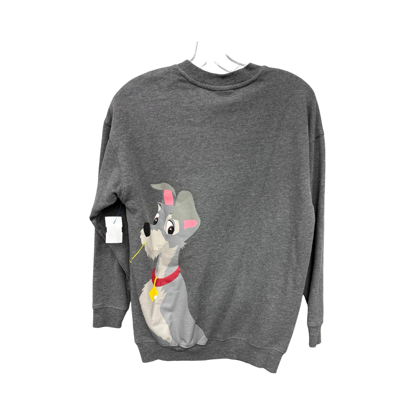 Sweatshirt Crewneck By Disney Store In Grey, Size: Xs