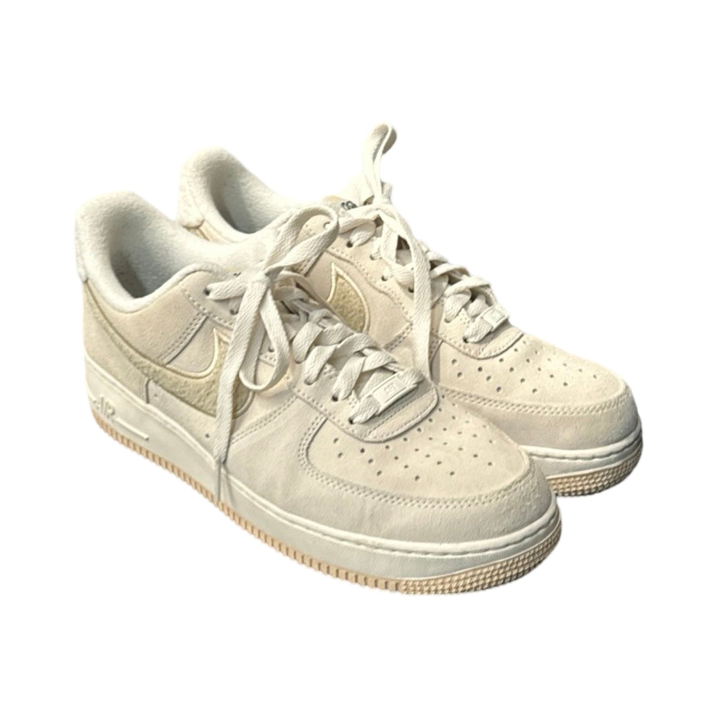 Shoes Athletic By Nike In Cream, Size: 10