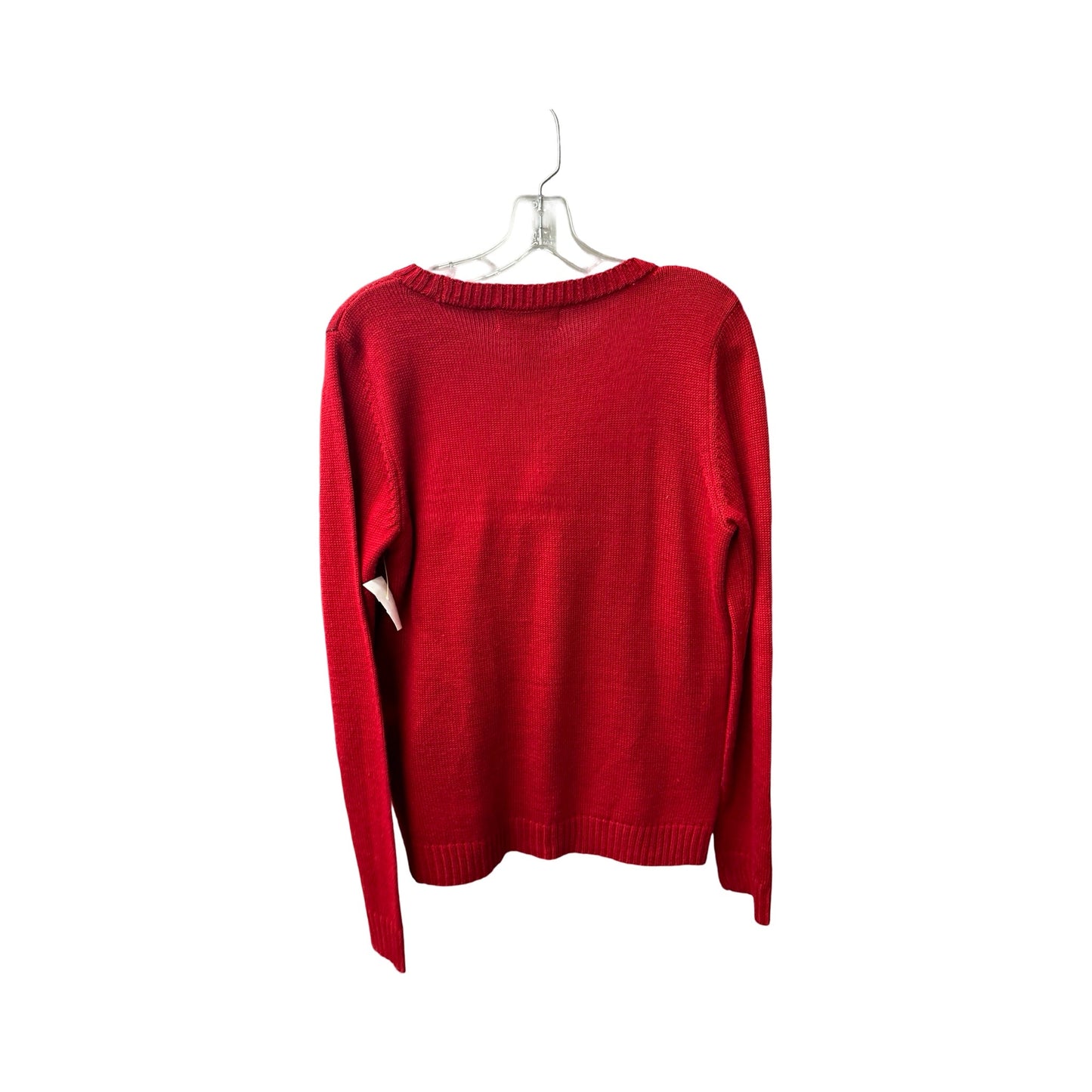 Christmas Sweater By Karen Scott In Red, Size: L