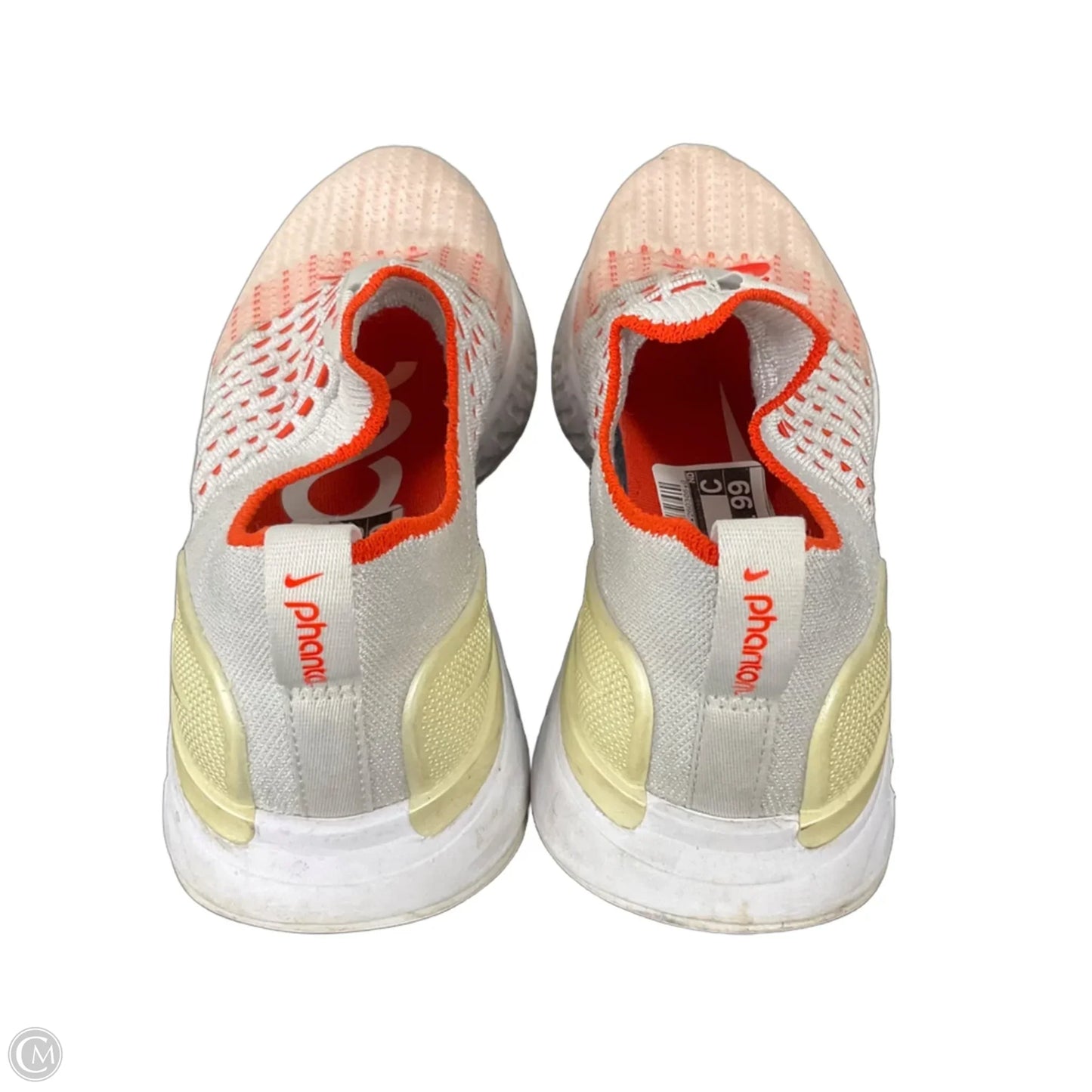 Shoes Athletic By Nike In Orange & White, Size: 7.5