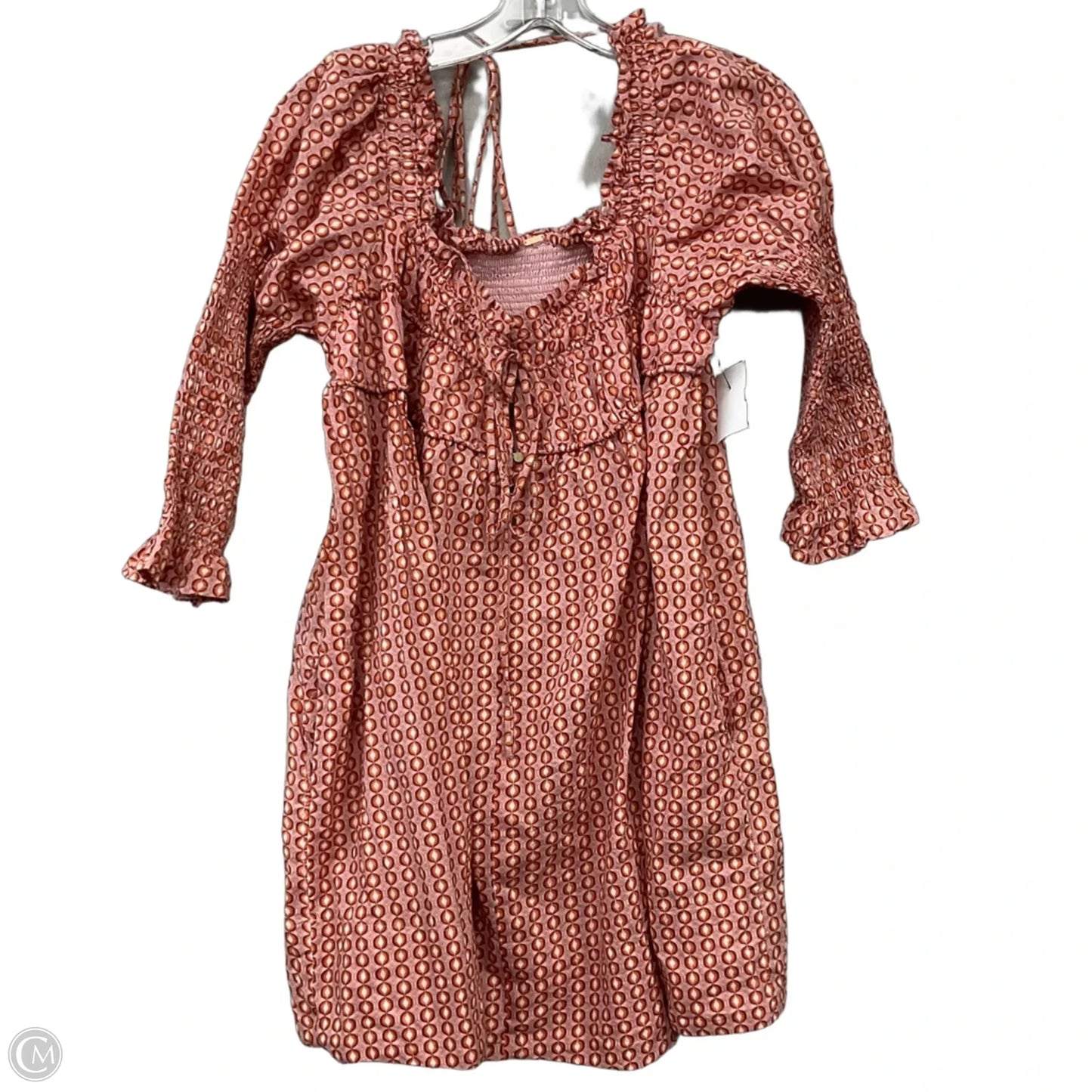 Dress Casual Short By Free People In Orange & Pink, Size: S