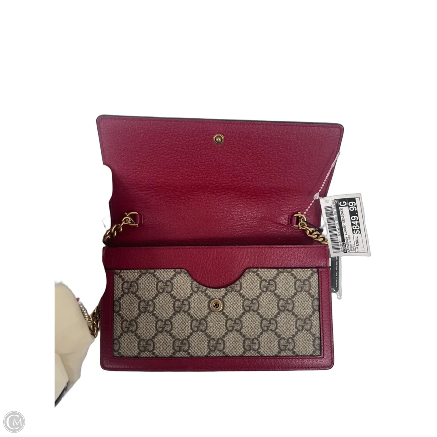 Crossbody Luxury Designer By Gucci, Size: Small