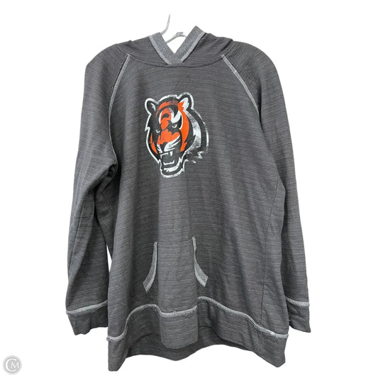 Sweatshirt Hoodie By Nfl In Grey, Size: Xxl