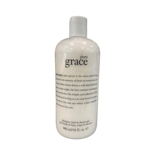 Pure Grace Shampoo Bath Body Gel By Philosophy, Size 16 oz