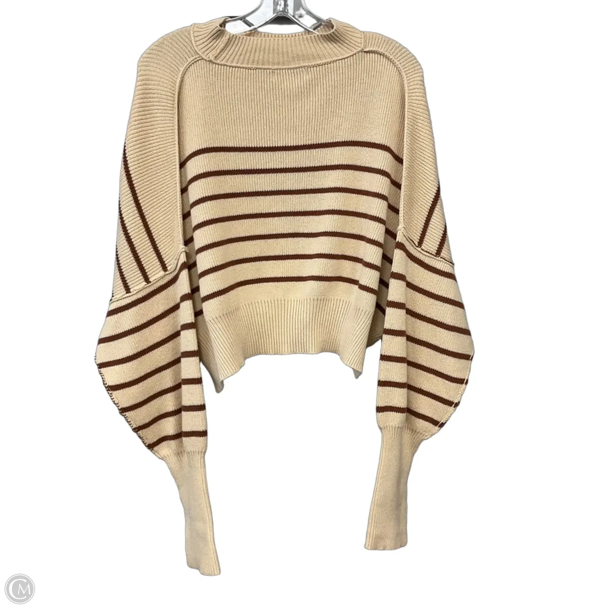 Sweater By Hyfve In Tan, Size: L