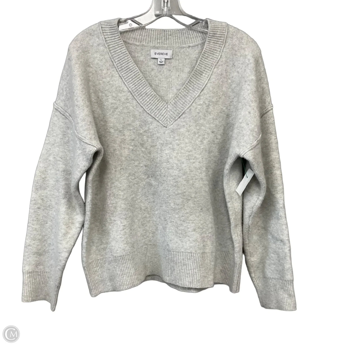 Sweater By Evereve In Grey, Size: L