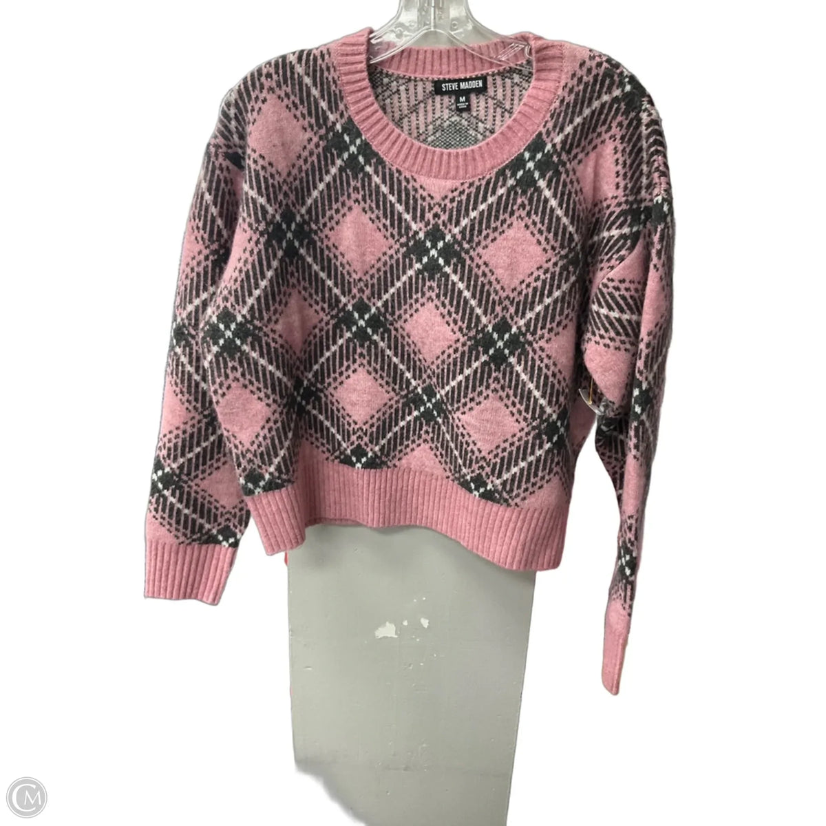 Sweater By Steve Madden In Pink, Size: M
