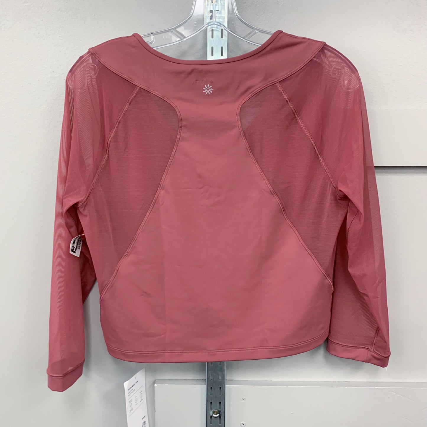 Athletic Top Long Sleeve Crewneck By Athleta In Mauve, Size: L