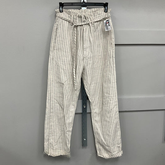 Pants Wide Leg By Rag & Bones Jeans In Striped Pattern, Size: 0