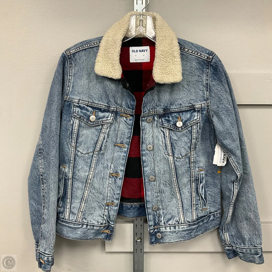 Jacket Denim By Old Navy In Blue Denim, Size: S