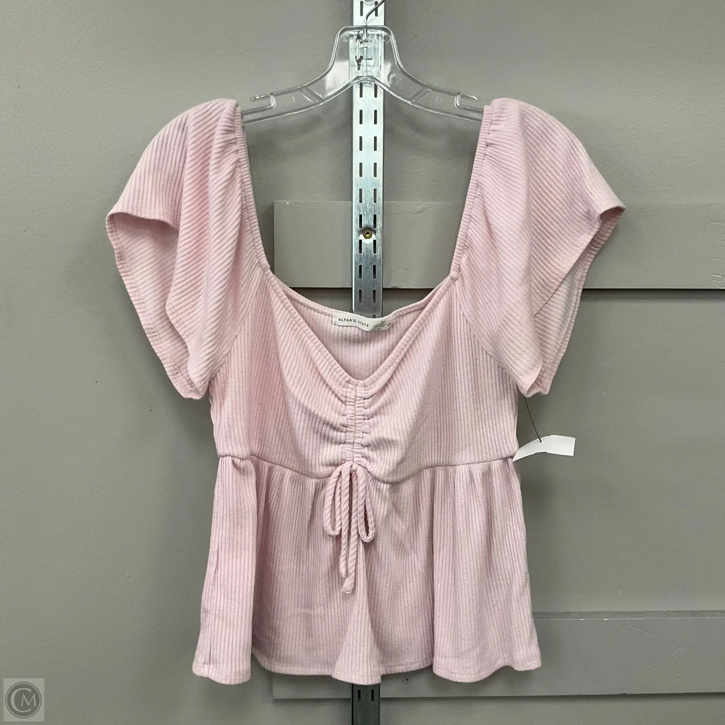 Top Short Sleeve By Altard State In Pink, Size: Xl