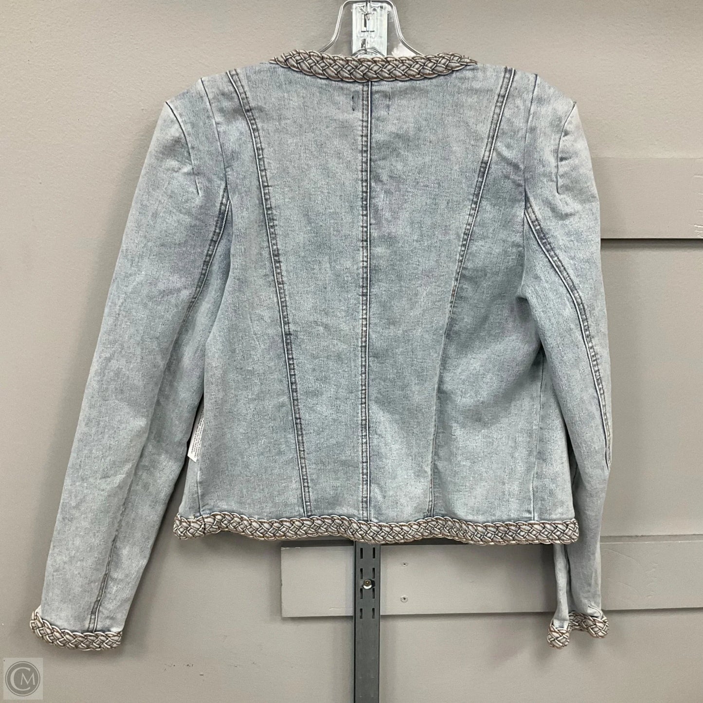 Jacket Denim By Fate In Blue Denim, Size: S