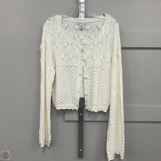 Sweater Cardigan By Sincerely Jules In Cream, Size: Xl