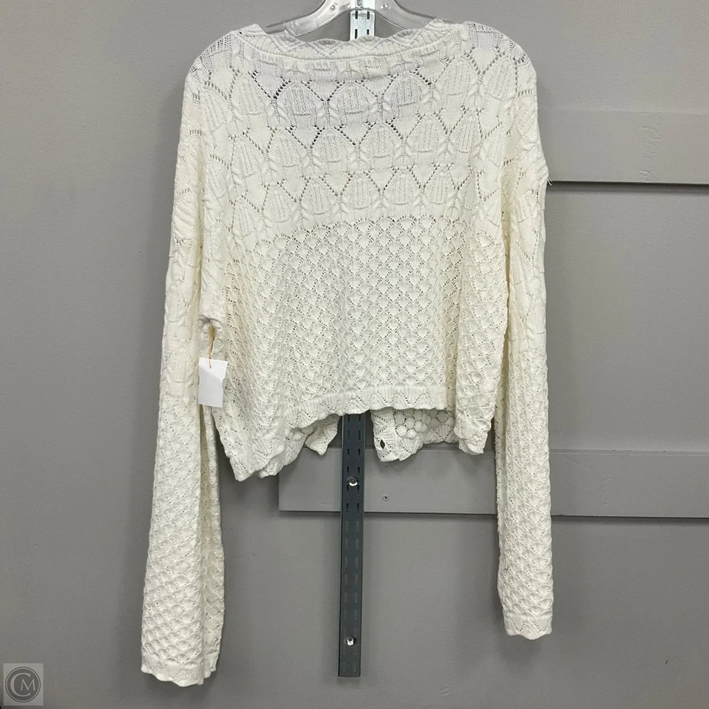 Sweater Cardigan By Sincerely Jules In Cream, Size: Xl