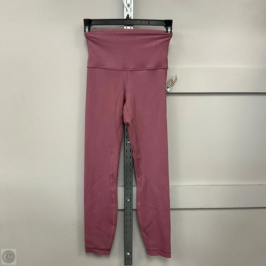 Athletic Leggings By Lululemon In Mauve, Size: 2