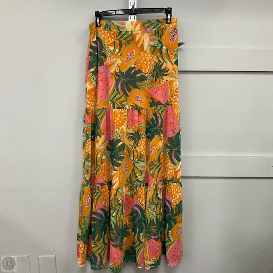 Skirt Maxi By Daniel Rainn In Multi-colored, Size: M