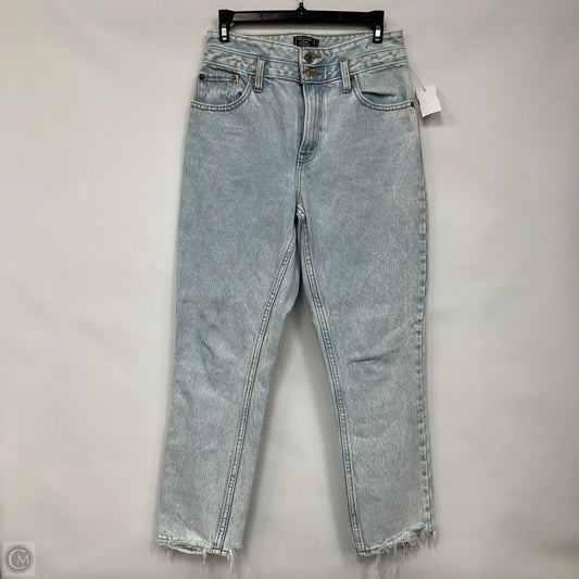 Jeans Straight By Abercrombie And Fitch In Blue Denim, Size: 2
