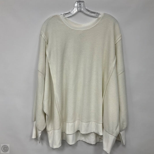 Top Long Sleeve By Altard State In Cream, Size: L