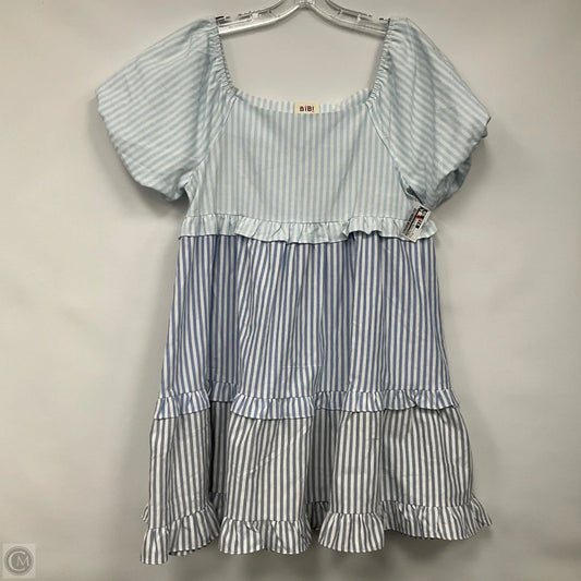 Dress Casual Short By Bibi In Striped Pattern, Size: M