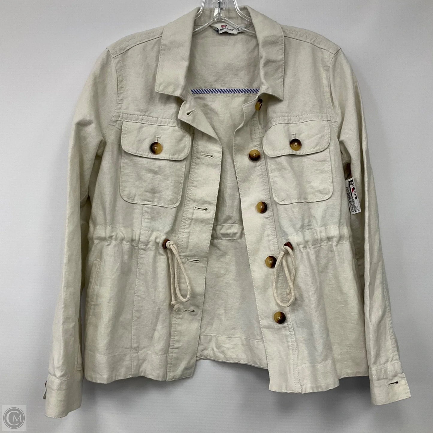 Jacket Other By Vineyard Vines In Cream, Size: M