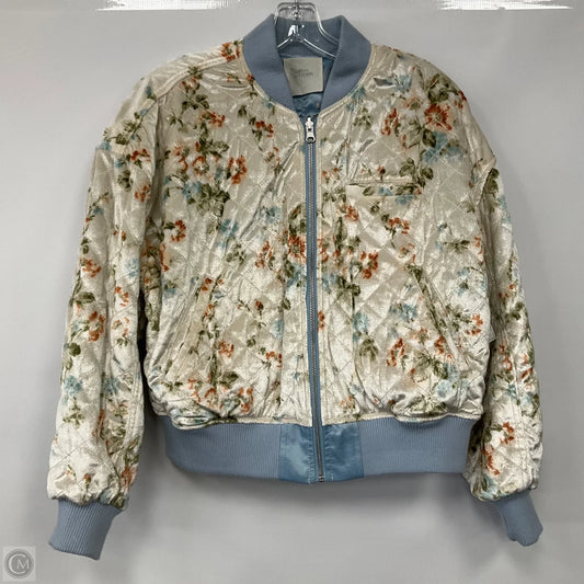 Jacket Puffer & Quilted By Urban Outfitters In Floral Print, Size: S