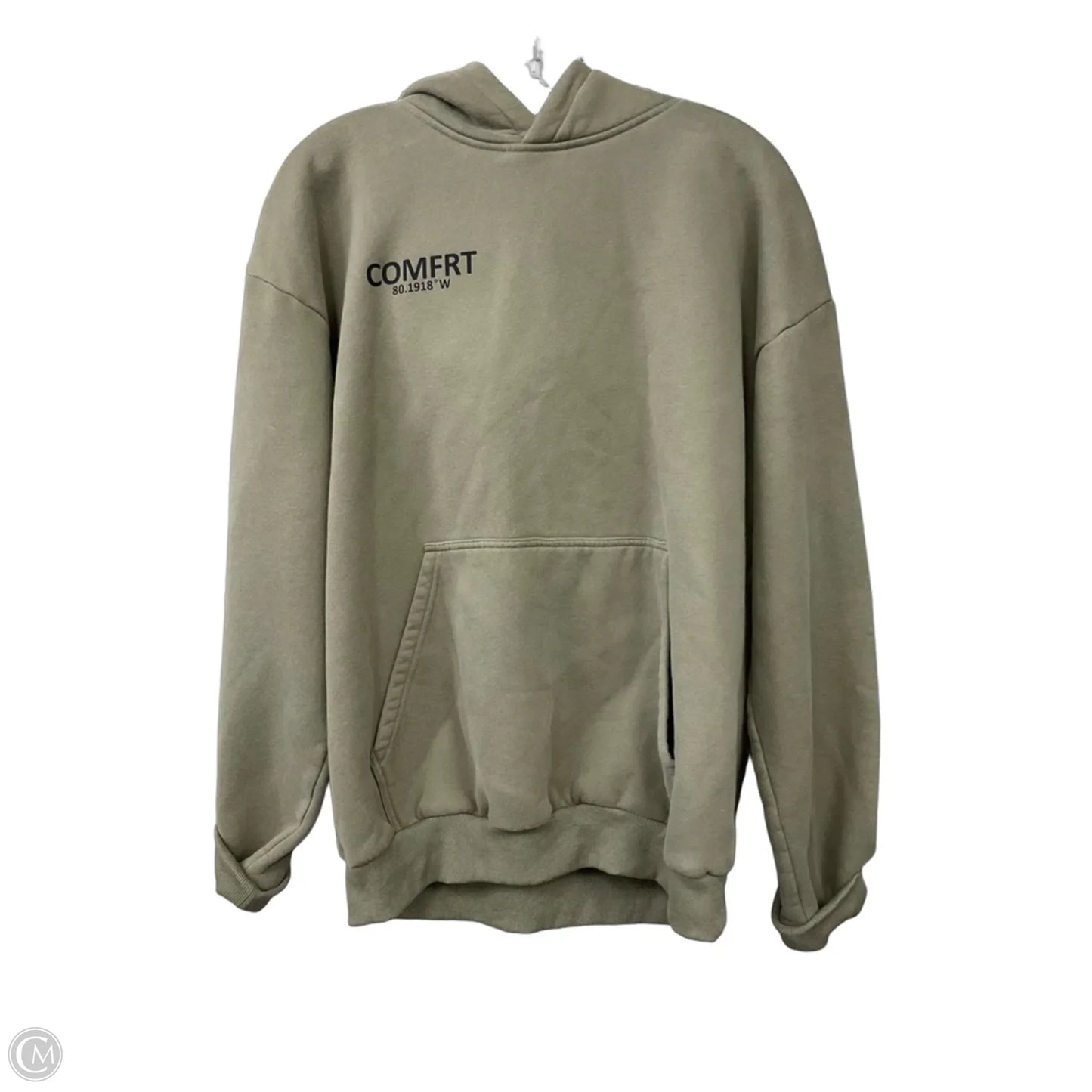 Sweatshirt Hoodie By Cmc In Green, Size: L