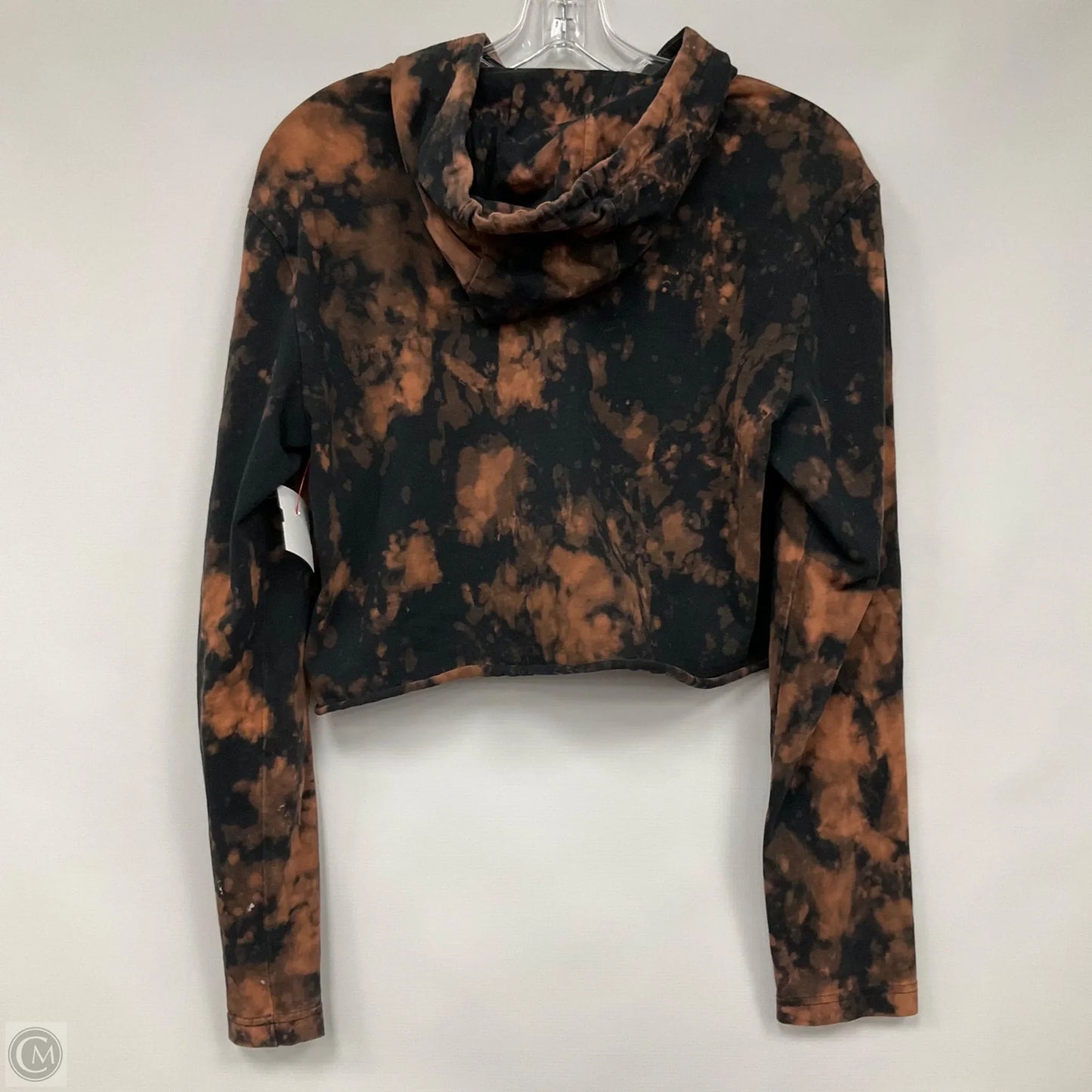Sweatshirt Hoodie By Nike Apparel In Tie Dye Print, Size: M