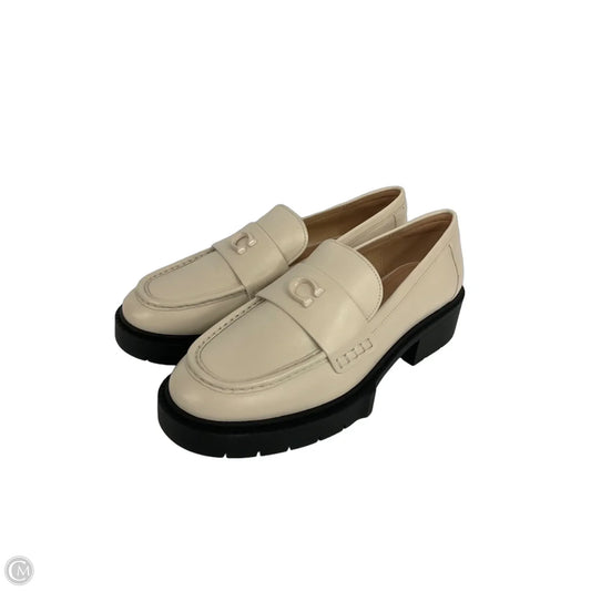 Shoes Designer By Coach In Cream, Size: 9
