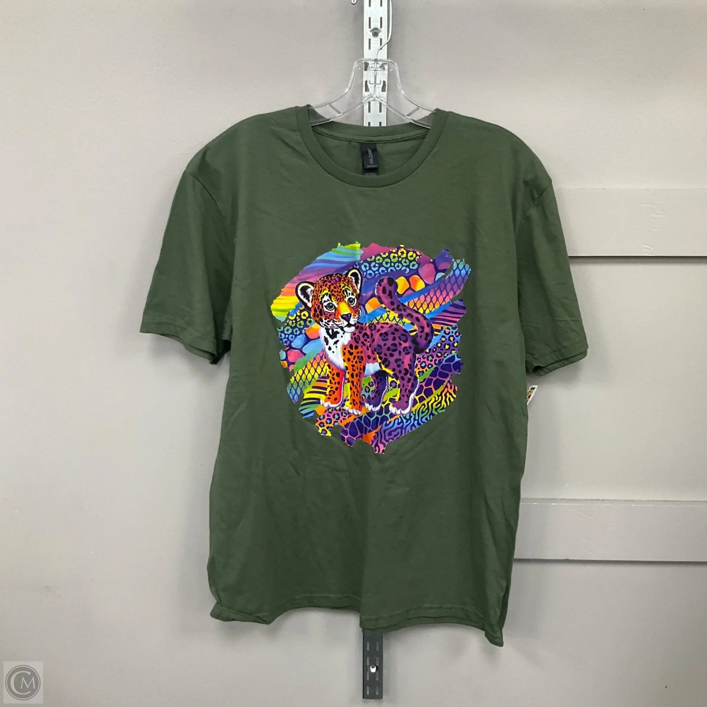 Top Short Sleeve Basic By Gildan In Green, Size: L